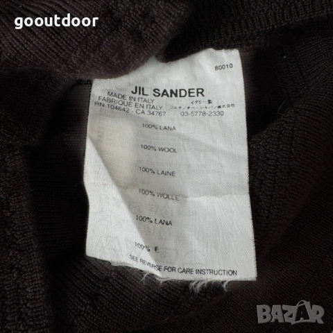Jil Sander дамски вълнен пуловер (S), снимка 5 - Блузи с дълъг ръкав и пуловери - 53159380