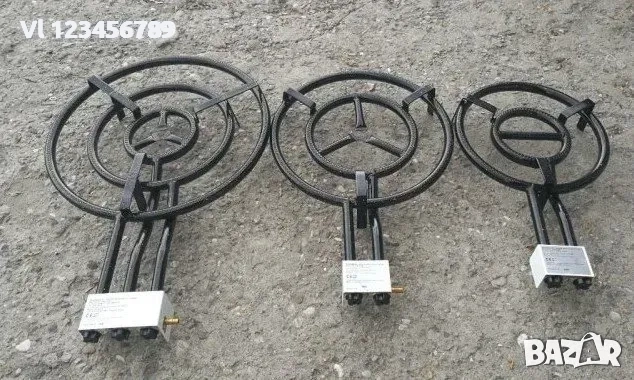 Турски газов котлон, пиростия, саджак с горелка 7,5 ...21 КВт