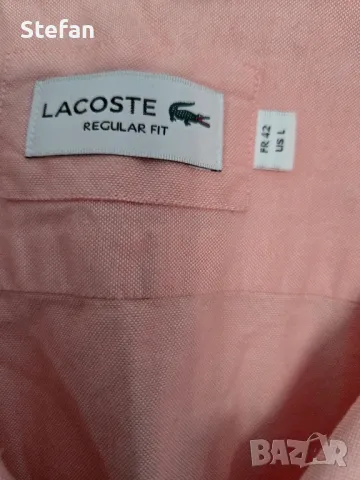 риза нова Lacoste, снимка 2 - Ризи - 49156050