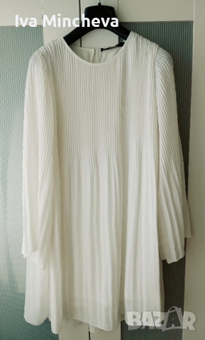 Бяла дамска рокля