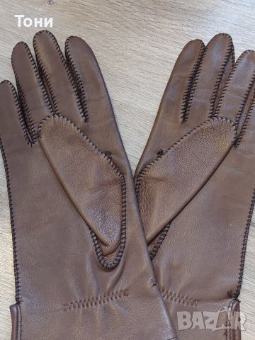 Дамски ръкавици естествена кожа , снимка 3 - Ръкавици - 38205264