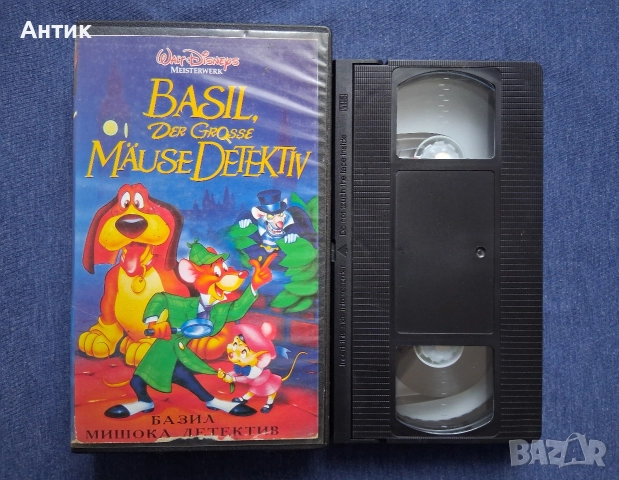 Видеокасети VHS Базил Мишока Дедектив Патешки Истории Чип и Дейл, снимка 3 - Други жанрове - 52707357