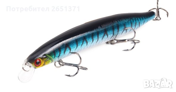 Рибки 13,5 с./19 грама - морски, сомски, щукарски риболов, снимка 2 - Такъми - 30618559