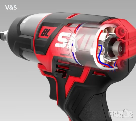Ударен акумулаторен винтоверт SKIL SD1E228001, 12 V, Безчетков мотор, Компактен 2500 об./мин., 140 N, снимка 8 - Винтоверти - 48225760