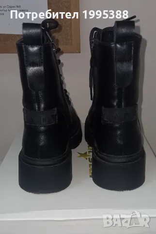 Дамски боти от еко кожа , снимка 4 - Дамски боти - 48783541