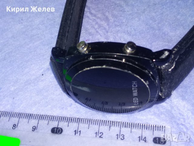 LED WATCH ЕЛЕКТРОНЕН МОДЕРЕН РЪЧЕН ЧАСОВНИК 33202, снимка 6 - Мъжки - 40442667
