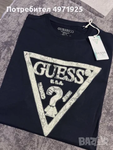 GUESS - мъжка тениска, снимка 3 - Тениски - 56493661