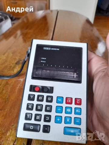Стар калкулатор MBO 800M, снимка 2 - Други ценни предмети - 51476189