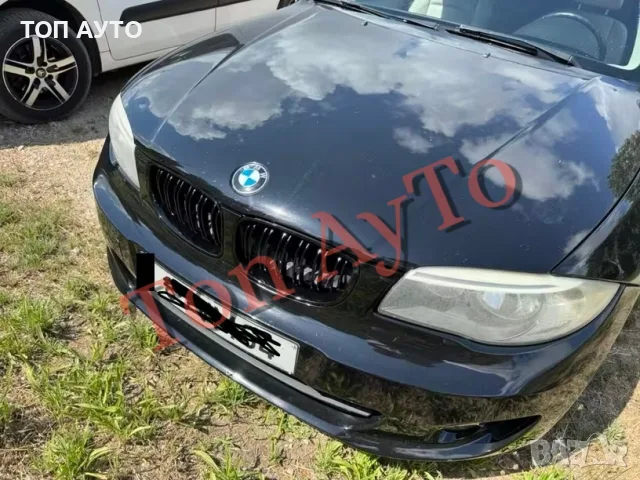 Двойни бъбреци БМВ BMW E81 E87 E82 E88 2007–2011 Фейслифт Черен Гланц Комплект, снимка 10 - Аксесоари и консумативи - 55740412