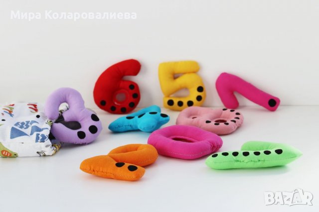 Цифри, Математика, Образователна игра, цифри от плат, снимка 2 - Образователни игри - 37489278