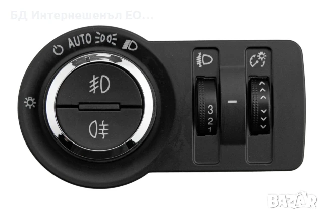 13301752  Ключ за светлини фарове, Chevrolet, Cruze J300, Orlando, с регулиране, Черен, снимка 4 - Аксесоари и консумативи - 50929735