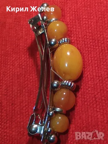 КРАСИВА РЕТРО СТИЛ ШНОЛА с УКРАСА от ФАТУРАН / ТОПЕН КЕХЛИБАР / КАТАЛИН 47077, снимка 11 - Други - 46800963