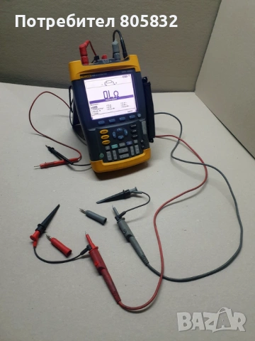 Fluke 192B ScopeMeter Digital Oscilloscope 60MHz 500Ms/s - по договаряне, снимка 3 - Друга електроника - 54180920