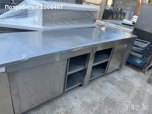 Работна маса неръждавека, снимка 2 - Обзавеждане на кухня - 51654794