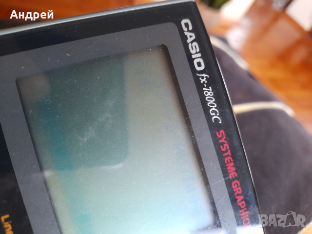 Стар калкулатор Casio 7800 GS , снимка 8 - Други ценни предмети - 44604682