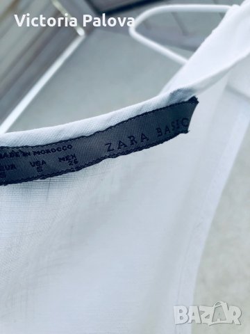 Рокля-балон,дишащ лен,S, снимка 7 - Рокли - 29395521