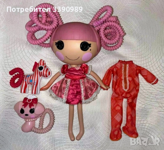 Голяма кукла Лалалупси за прически С резервна дрешка и аксесоари Lalaloopsy 38лв., снимка 4 - Кукли - 52187199