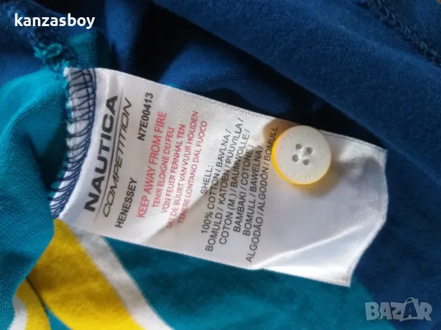 nautica competition striped rugby shirt - страхотна мъжка блуза КАТО НОВА L, снимка 10 - Блузи - 47513817