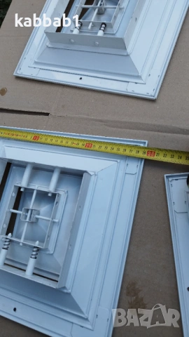 Вентилационна  решетка - Алуминиев дифузор за въздуховоди 30/30см 4бр, снимка 11 - Строителни материали - 53375246