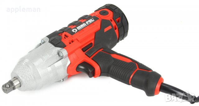 Електрически гайковерт 1/2" 720 Nm MARPOL + ПОДАРЪК 4 вложки инструмент, снимка 5 - Винтоверти - 40001806