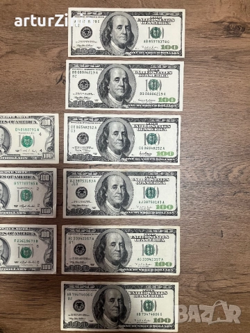 Американски долари, снимка 11 - Колекции - 52703584