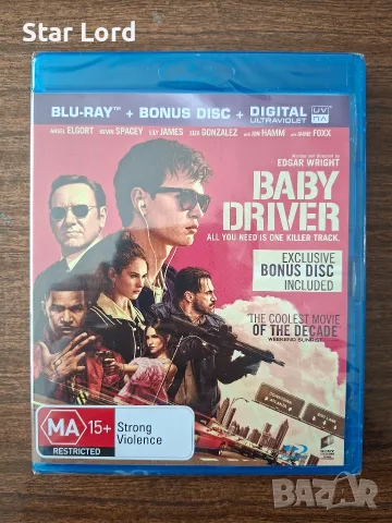 Baby Driver с БГ субтитри на блу рей, 2 диска
