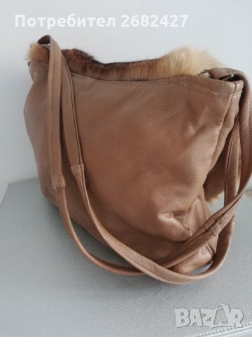 ЧАНТА ЕСТЕСТВЕНА КОЖА и КОСЪМ , снимка 2 - Чанти - 30881056