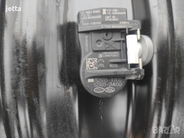 Джанти 14'' 4x100 5J et49 за Kia Picanto Hyundai I10, I20 с датчици, снимка 6 - Гуми и джанти - 54177882