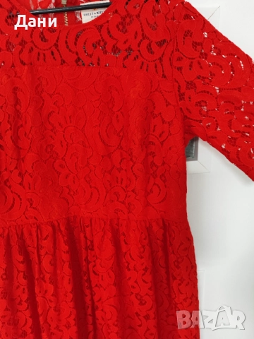 дантелена рокля хл, снимка 2 - Рокли - 52561834
