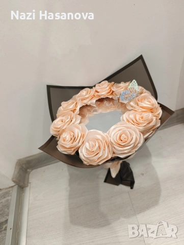 сатенени рози за всеки повод., снимка 6 - Изкуствени цветя - 53338809