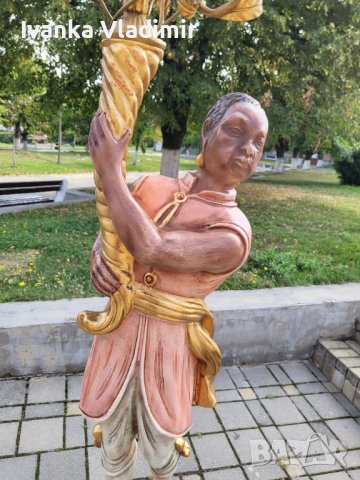 Италиански бароков лампион , снимка 4 - Лампиони - 37858444