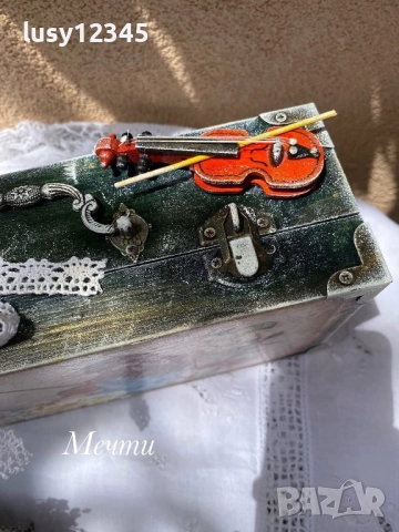 Кутия куфар-Романтика! , снимка 5 - Декорация за дома - 52162538