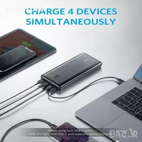 Външна батерия Anker PowerCore III Elite, 25600 mAh, 87W, USB-C, USB-A, черен, снимка 3 - Външни батерии - 49354312