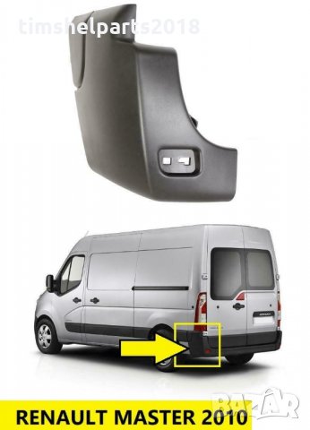 Броня задна странична част за RENAULT Master-OPEL Movano- NISSAN Interstar- Шоф. или Пасаж. страна