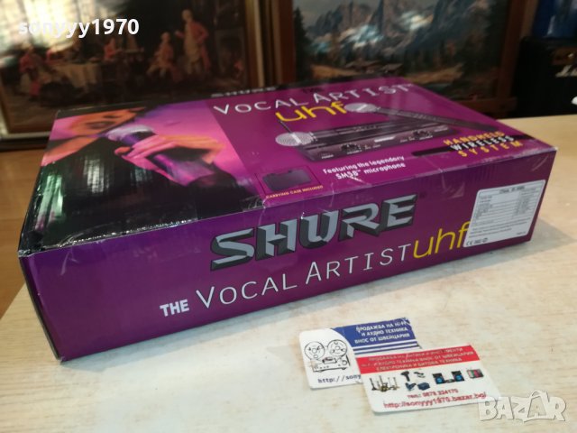 ★ █▬█ 0 ▀█▀ ★ SHURE MIC WIRELESS X2 3110220904, снимка 17 - Микрофони - 38506594