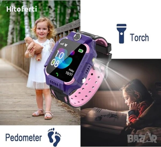 Детски смарт часовник PTHTECHUS, снимка 4 - Смарт часовници - 54240198