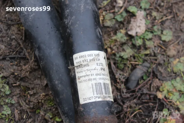 Амортисьор заден ляв десен Фолксваген Голф 6 VW Golf 6 4врати комплект, снимка 6 - Части - 48696714