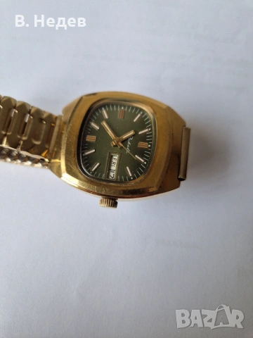 RАКЕТА 19 jewels, 2628 Н, USSR, Au 10 каса, 36,5 мм TOP!, снимка 2 - Мъжки - 54200696