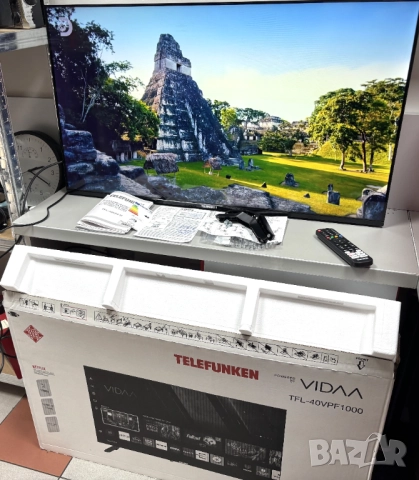 Като нов! Смарт Телевизор TELEFUNKEN 40VPF1000 LED SMART TV, VIDAA, 40.0 ", 100.0 см, снимка 8 - Телевизори - 52535826