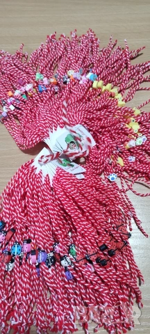 Десятки с мъниста фимо 0,45€ за снопче от 10 бр, снимка 10 - Други - 53341133