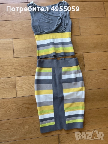 дамаска пола  и блуза Karen Millen S