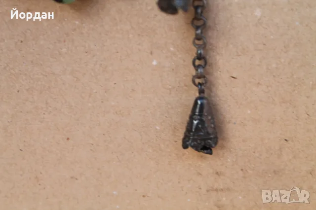 Сребърен гердан Бирма,Непал, снимка 4 - Колиета, медальони, синджири - 47270328