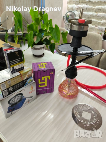 Пълен комплект наргиле Amy Deluxe с котлон за въглени