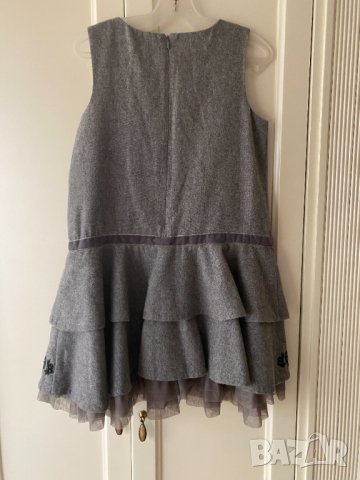 Детска зимна рокля/сукман Бенетон за 10/12години, снимка 2 - Детски рокли и поли - 34338372