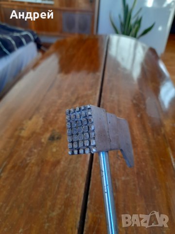 Старо чукче за месо,чук,сатър #16, снимка 3 - Антикварни и старинни предмети - 35571222