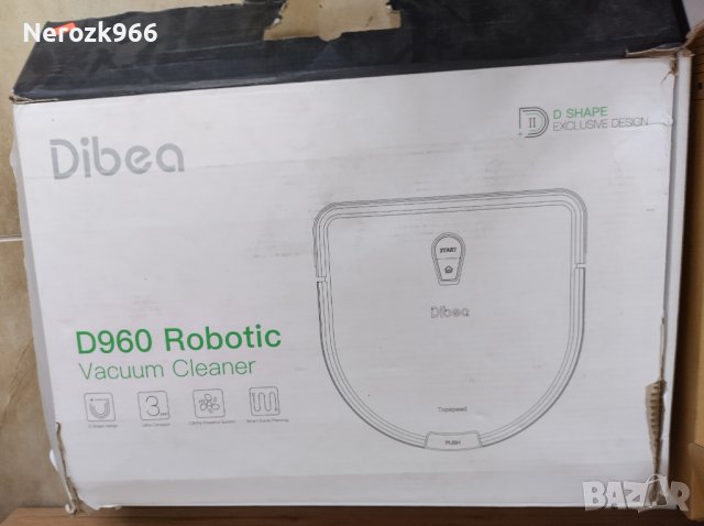 Робот прахосмукачка Dibea D960 , снимка 2 - Прахосмукачки - 37177845