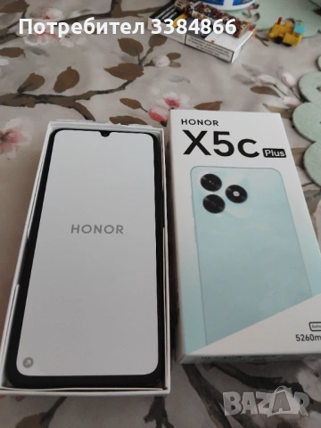 Honor x5c plus чисто нов, снимка 2 - Други - 54364694
