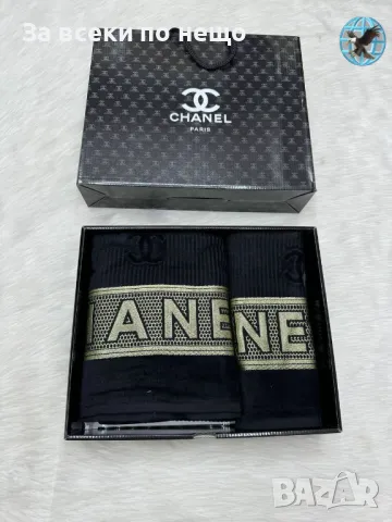 Chanel🔝Tommy Hilfiger🔝Calvin Klein Луксозни Хавлии - 2бр. в кутия - Различни Цветове Код D2154, снимка 5 - Хавлиени кърпи - 49423436