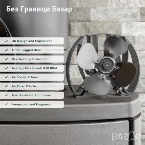 Нов Компактен вентилатор за печка със стилен дизайн равномерно отопление , снимка 3 - Отоплителни печки - 48165245