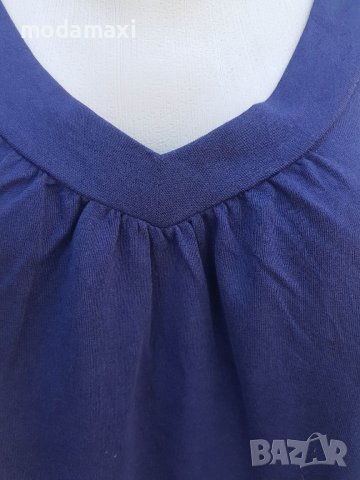 4XL  Нова тъмно синя блуза, снимка 3 - Блузи с дълъг ръкав и пуловери - 42093142